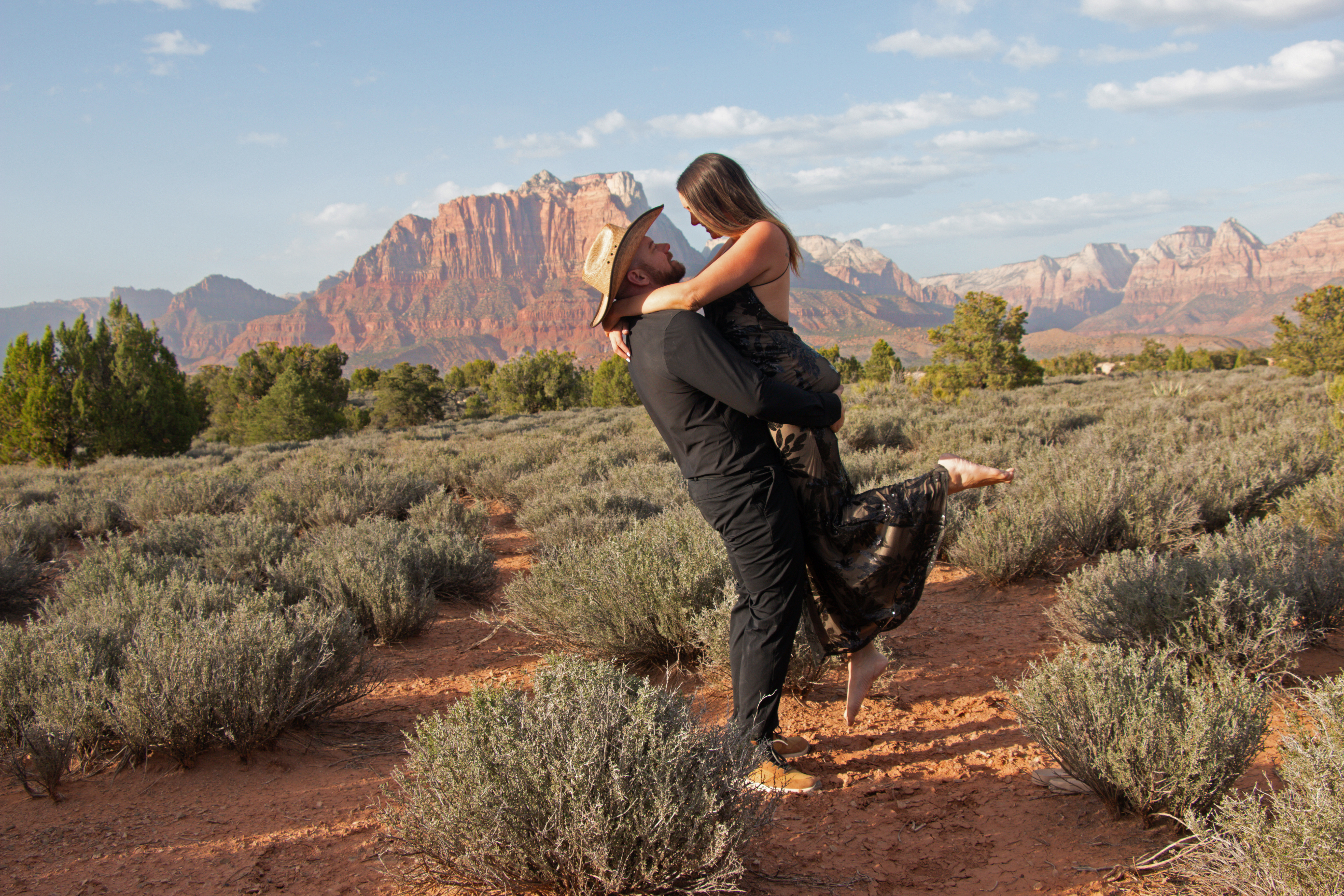 Chelsea and Matt at Zion